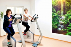 Physiotherapie Praxis Lebedew Training Fahrrad Aufwärmen Kondition